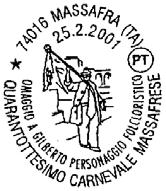142 RICHIEDENTE: Divisione Filatelia di Poste Italiane S.p.A UFFICIO POSTALE DI UTILIZZO: C.M.P. MILANO ROSERIO PERIODO DI UTILIZZO: (escluso i g.