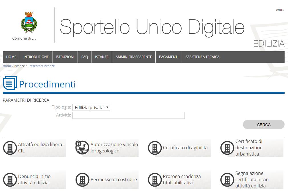 Configurazione del portale Il portale GisMasterWeb è configurabile in base alle esigenze del cliente, rispettando i criteri di accessibilità per le persone diversamente abili.