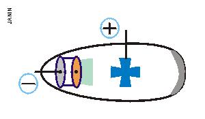 Si propagano in linea retta Se si mette una croce di Malta Sulla traiettoria dei raggi, sul Vetro del tubo si staglia L ombra netta della croce.