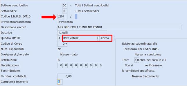 Per agevolare il caricamento dei codici di corpo è possibile utilizzare la funzione di precaricamento. 9. Conguaglio - Righi Dm10 31.