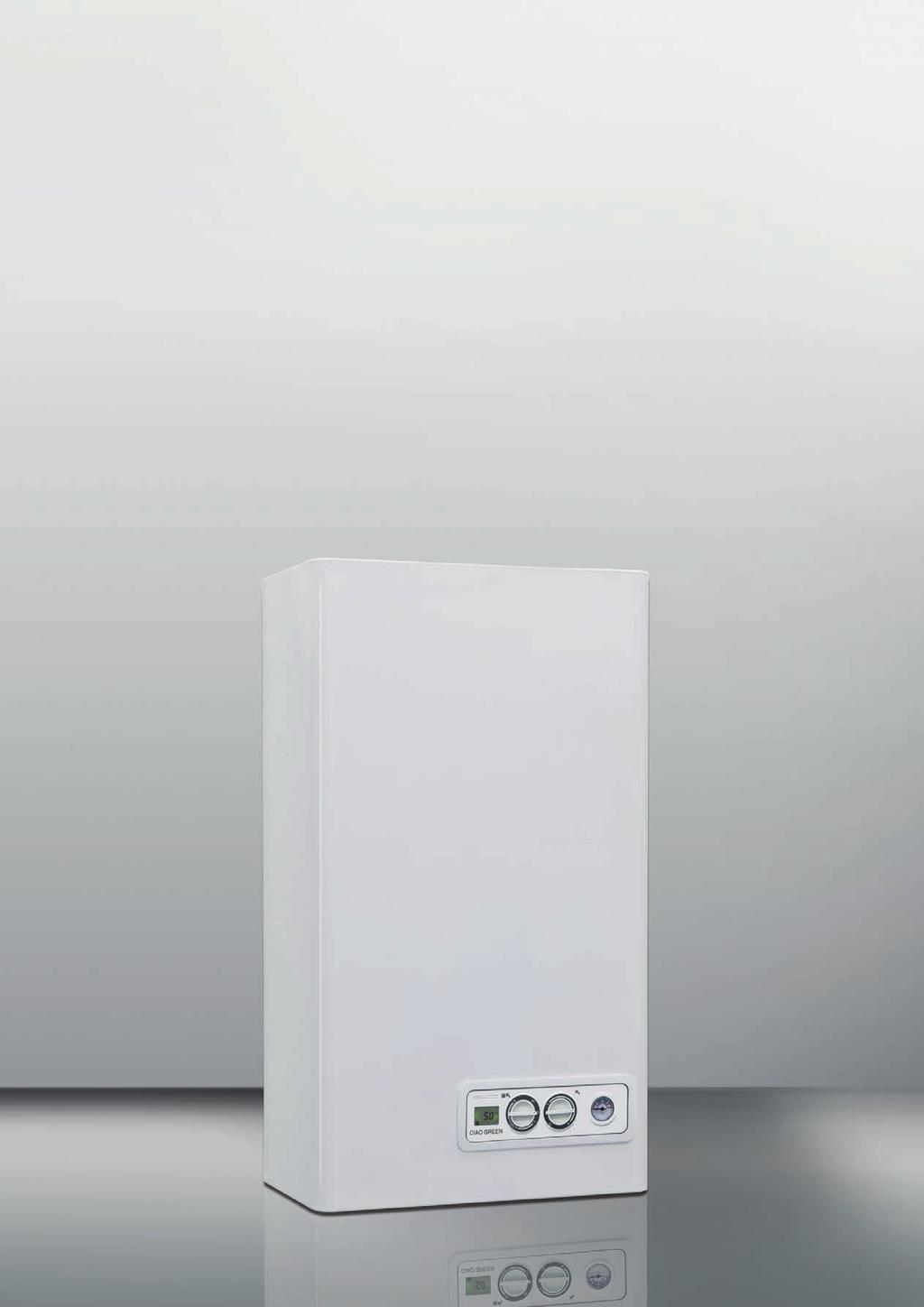 Beretta presenta CIAO GREEN caldaie ErP con circolatore basso consumo (EEI < 0,20) Scambiatore condensante in alluminio, due versioni da 25 kw e 29 kw combinate e una 25 kw solo riscaldamento