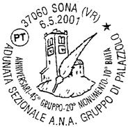 29/4/2001 orario 9/13 per la Filatelia della Filiale di 37045 LEGNAGO (VR) Corso Vittoria, 55 315/SO N.