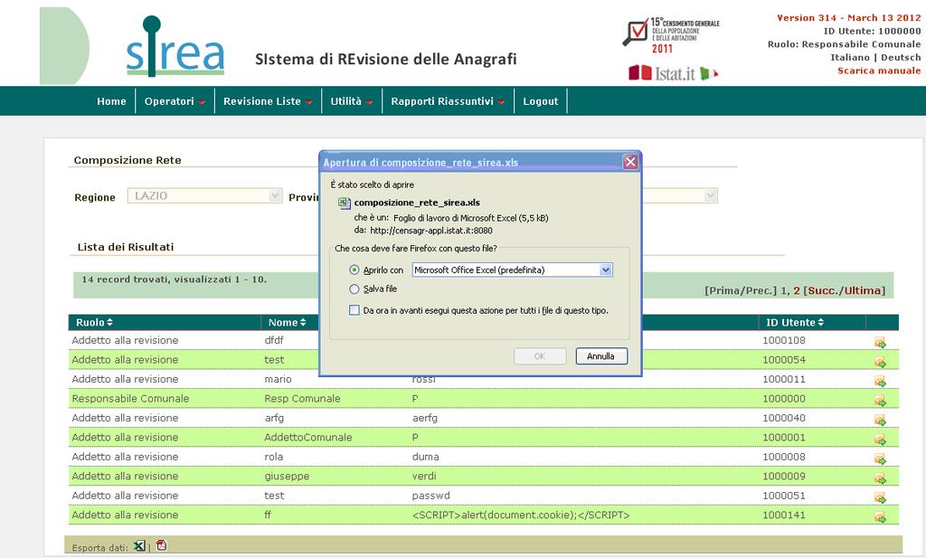 Cerca operatore La quarta funzione è Cerca operatore : questa funzione permette all utente di effettuare la ricerca degli operatori facenti parte della rete del