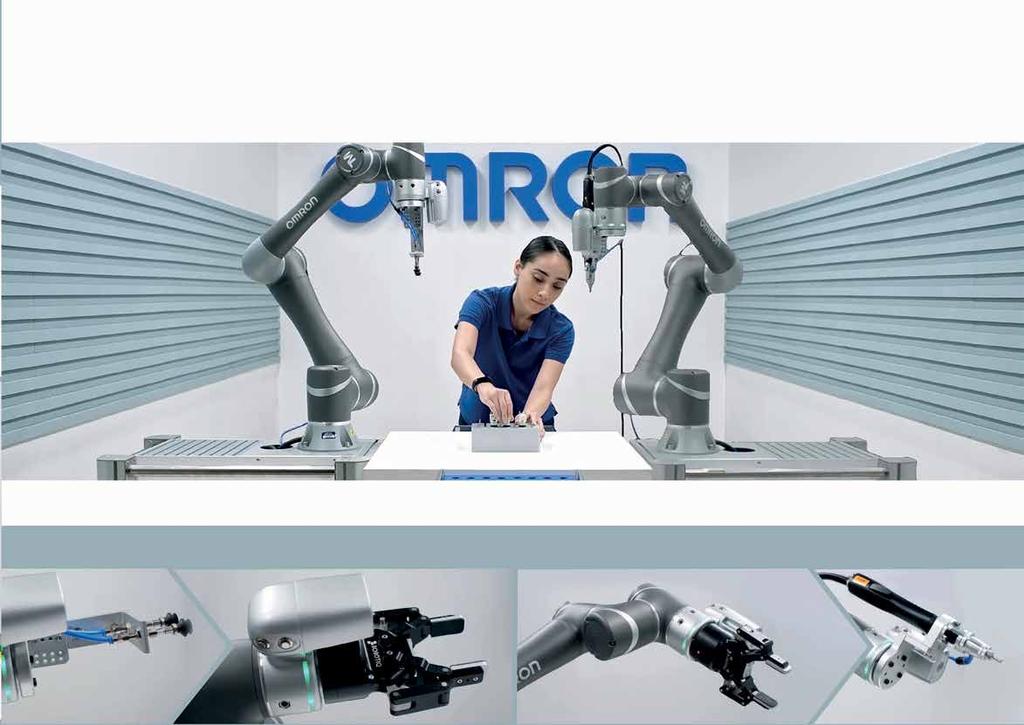 FLESSIBILITÀ IN FABBRICA Il robot collaborativo OMRON TM è così versatile da poter essere assegnato a quasi tutte le attività.