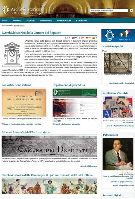 archivi digitali ed alle novità editoriali curate dall Archivio storico ed
