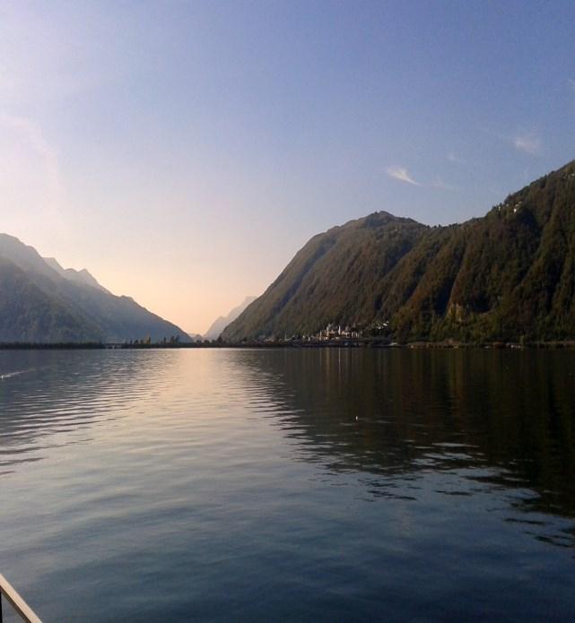 Galleria Civica il lago di Lugano o Ceresio Il Santuario della Madonna dei Ghirli (delle rondini)