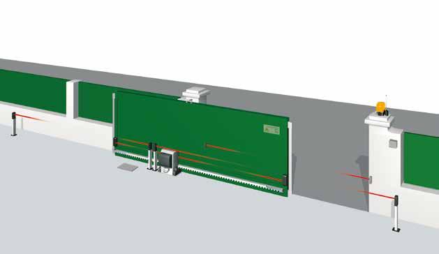 Le fotocellule a raggio infrarosso DS01 e DS02 trasmettono il segnale del bordo installato sull anta scorrevole, proteggendo il movimento e garantendo una sicurezza totale.