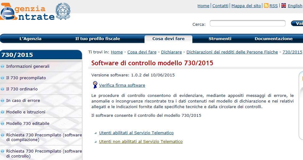 Premessa Prima di caricare i file Telematici in Server Farm, occorre passare il controllo Sogei per verificare eventuali errori.