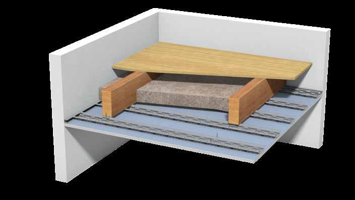 Sistemi per soffitti con travi in legno Diamant D15.ch Sistemi per soffitti con travi in legno Knauf Interassi max. sottostruttura D153.