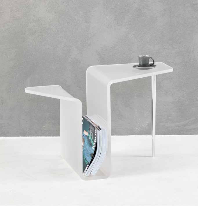 Tavolini Complementi di arredo 125 R2 Design: Furio Minuti Tavolino in cristallo acrilico