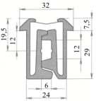 294 CERNIERA CONTINUA ALLUMINIO 270 CON