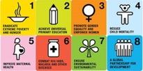 Obiettivi di Sviluppo del Millennio 1- Sradicare la povertà estrema e la fame 2- Garantire l'educazione primaria universale 3- Promuovere la parità di genere e l'empowerment delle donne 4- Ridurre la