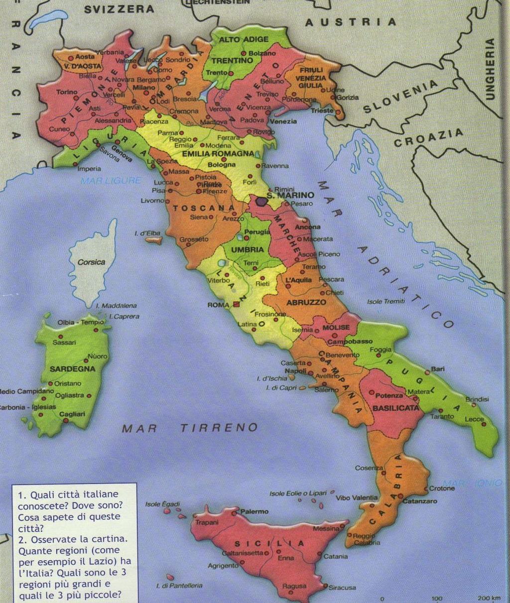 Grazie alla sua posizione al centro del Mediterraneo, l Italia ha, nell insieme, un clima molto gradevole.