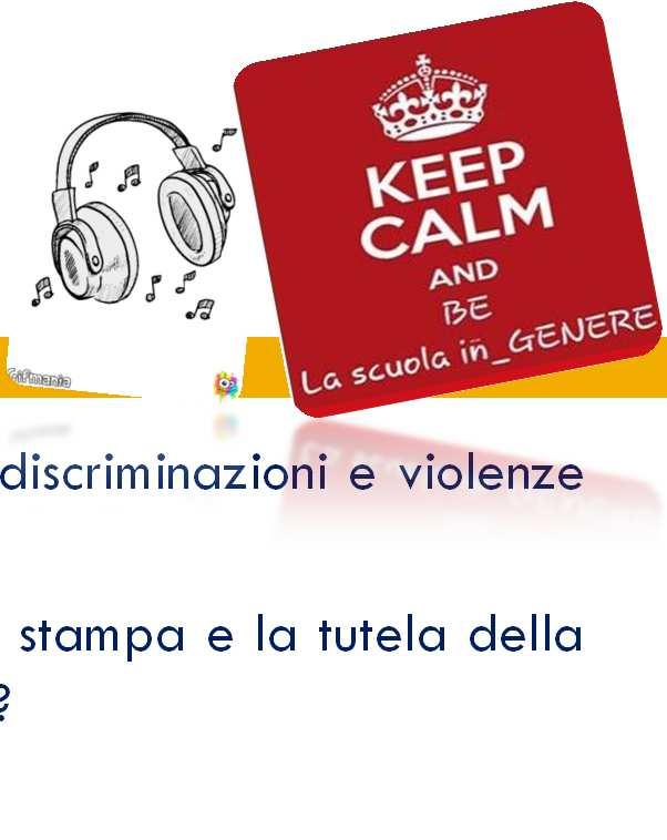 Creazione della pagina facebook La scuola in_genere genderbox: riconoscere le scatole di genere (stereotipi e pregiudizi)