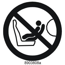 ATTENZIONE Non mettere mai bambini su un seggiolino o un cuscino di rialzo sul sedile del