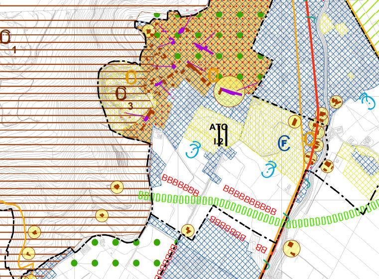Nella Tavola 3 Carta delle Fragilità l area in cui si trovano i terreni interessati dal progetto di costruzione in oggetto