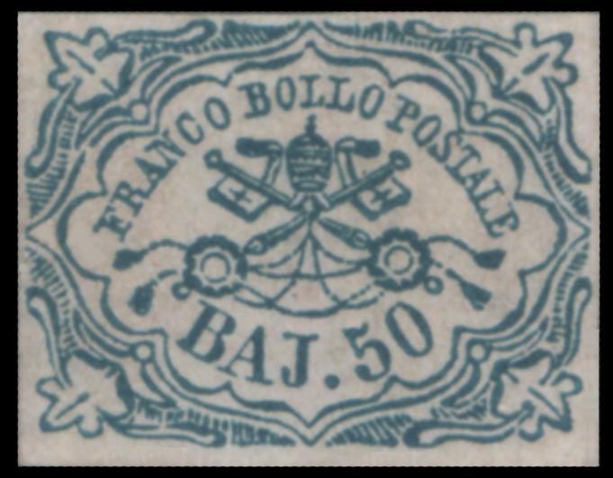 . 12 luglio 1852 Carta a mano bianca,