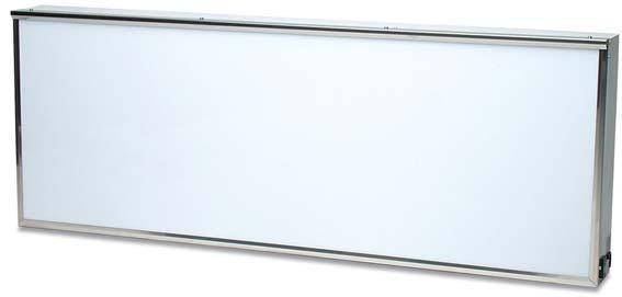 120x43 WALL X RAY FILM VIEWER Made of white coated metal colour.