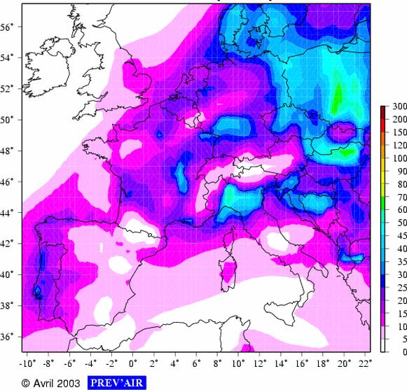 it/arparivista/ NINFA: Previsioni quotidiane Ozono, PM10