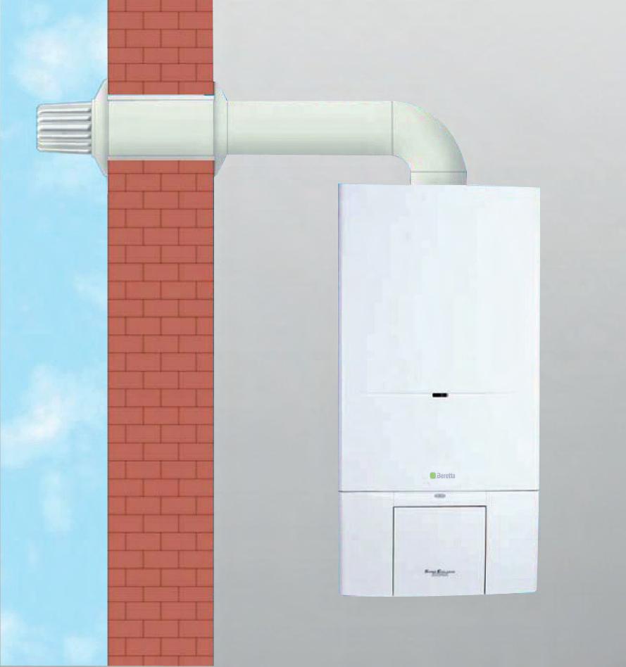 Murali Standard a basse emissioni inquinanti Residenziale La soluzione alle esigenze installative L avanzato sistema di controllo della miscela di combustione di Super Exclusive ECOMIX consente di