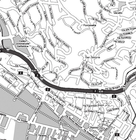 4 Le singole stazioni 4.1 Chiasso Centro città, lungo via fortemente trafficata. Coordinate (x/y): 73.45 / 77.45 Quota (m s.l.m.): 3 La stazione di analisi si trova sul piazzale delle scuole elementari.