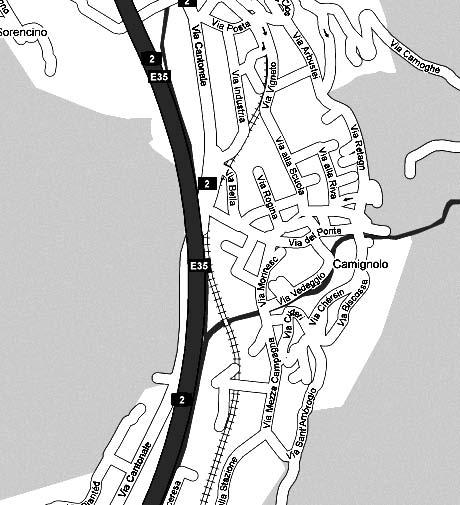 Le singole stazioni 4 Camignolo Fuori località, lungo via fortemente trafficata. Coordinate (x/y): 715.43 / 16.91 Quota (m s.l.m.): 44 La stazione, entrata in funzione nell aprile 3, è stata posta a fianco della carreggiata nord dell autostrada A all altezza del paese di Camignolo.