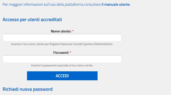 UTILIZZO DEL SISTEMA Il legale rappresentante, che abbia completato la fase di autenticazione, può accedere al sistema in qualunque momento tramite