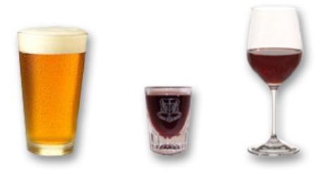 Definizione bevanda alcolica standard Dose standard di alcol = quantità di alcol contenuta in un bicchiere, abitualmente servito nei ristoranti in Svizzera 1 dose standard corrisponde a 3 dl di birra