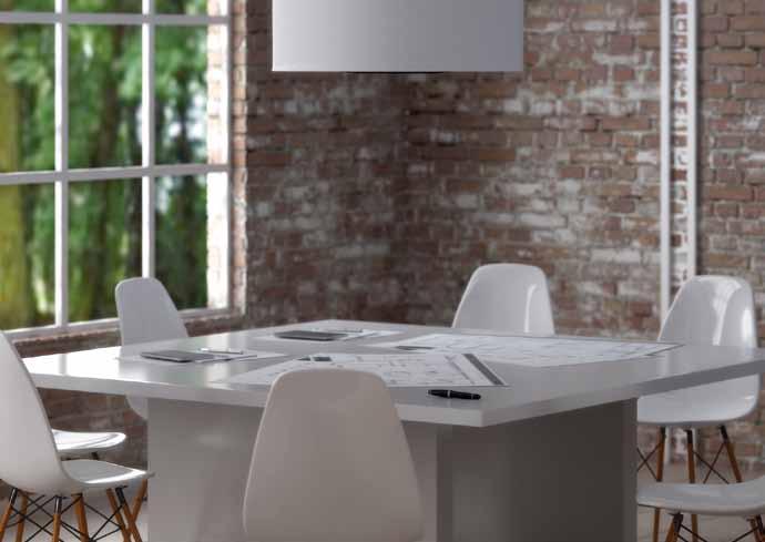 meeting table Tavoli riunione caraterizzati da forme essenziali ed eleganti realizzati in dierse forme e materiali per soddisfare al meglio le diverse situazioni.