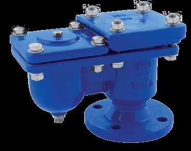 DIAGRAMMA PER IL DIMENSIONAMENTO DEGLI SFIATI DIAGRAMME FOR BLEED VALVES DIMENSIONING 1312 50 156,00 1313 65 166,00 1314 80 190,00 1315 100 228,00 1316 150