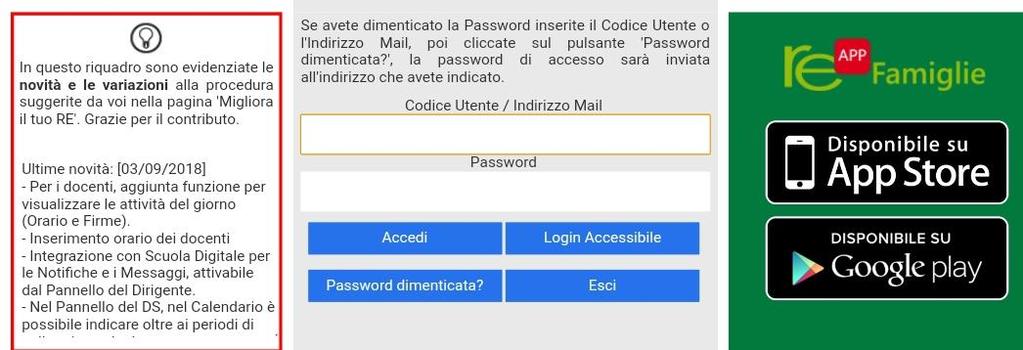 2) Digitare il proprio indirizzo mail comunicato alla segreteria all atto dell iscrizione on line 3) Cliccare sul pulsante PASSWORD DIMENTICATA 4) Si riceverá una mail all indirizzo comunicato