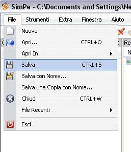 10) Ora non vi resta che salvare (File Salva) e