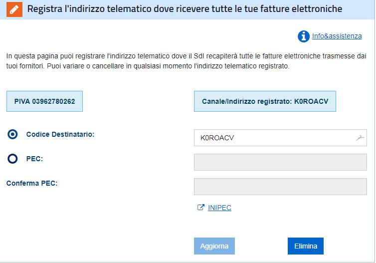 CICLO DIRETTO E TRAMITE PROVIDER DI