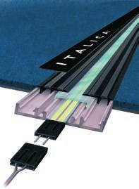 Light Guides Technical features Soft and uniform light for signal lighting EL strips with lengths on request (max 20 mt.