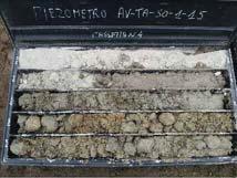 5 SG = Ghiaia eterometrica ed eterogenea in abbondante matrice argillosa di colore dal beige al grigio. 132.6 1.5 6.