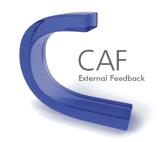 Per un applicazione efficace del modello : Il processo CAF External Feedback E un opportunità di cui avvalersi, per verificare se si stia utilizzando il modello in modo efficace, sottoponendosi al