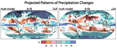 IPCC WGI - AR4 Summary for Policymakers 81 IPCC 2007: WGI-AR4 Figura SPM-7. Previsioni relative alla distribuzione delle variazioni delle precipitazioni.