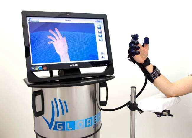Gloreha è un guanto robotico che permette terapie personalizzate e
