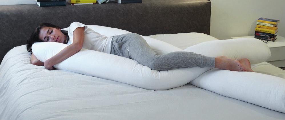 ergonomici body pillow infinity Un cuscino per il corpo realizzato in morbida microfibra e tessuto di rivestimento in