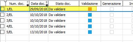 Validazione In questa fase FATEL effettua una serie di controlli sulle fatture, per evitare il più possibile