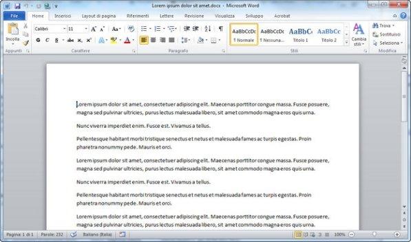 Ø Impareremo ad utilizzare il programma di scrittura WORD, e alcune sue