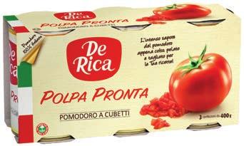 POLPA DI POMODORO PRONTA DE RICA 3x400 g 50 1,44