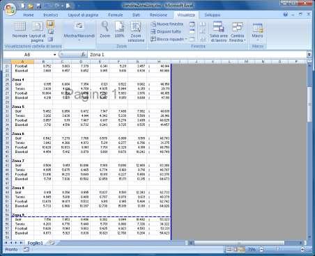Excel 2007 VERSIONE PERSONALE DI STUDENTE EBOOK01 1. Posizionare il punto d'inserimento nella pagina di cui si desidera visualizzare l'anteprima di stampa. 2. Fare clic sul pulsante Microsoft Office e puntare il comando Stampa.
