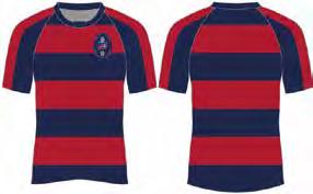 MAGLIA RUGBY PANELLED LINE MULTIRIGHE 21,00 + IVA poliestere 260 g 3XS-4XL Costruita