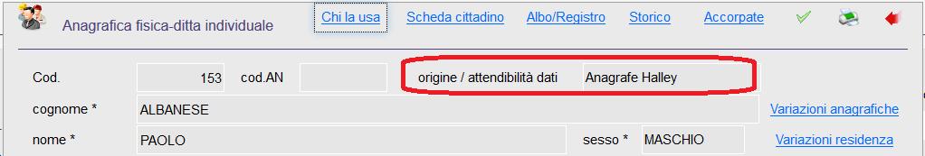 Consultare il manuale della funzione per avere tutti i dettagli delle modalità di aggiornamento dati con AN-Anagrafe Halley; La ricerca delle anagrafiche tramite un indirizzo email (ricerca