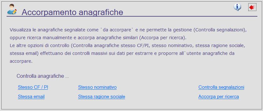 I primi cinque valori sono assegnati automaticamente da programma, in presenza delle casistiche specifiche, mentre il nuovo valore Bonifica manuale va assegnato manualmente dall utente.