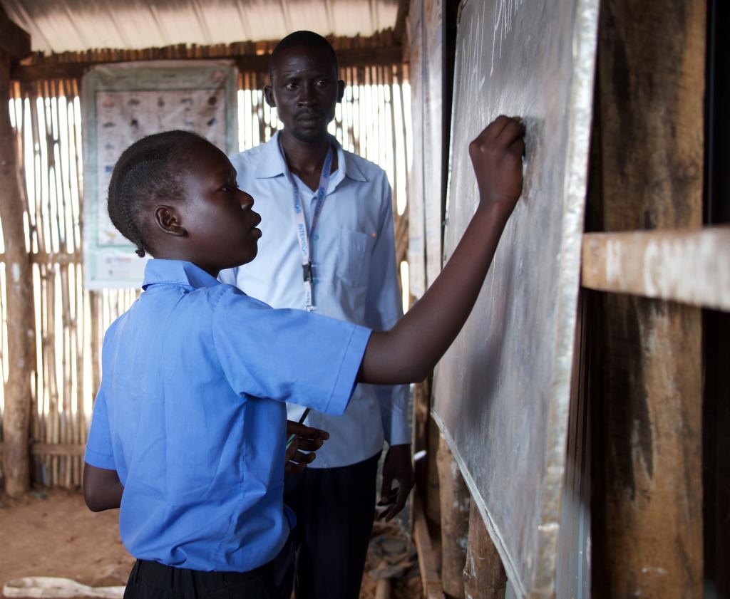 SETTEMBRE A scuola, in un campo profughi di Bentiu, in Sud Sudan.