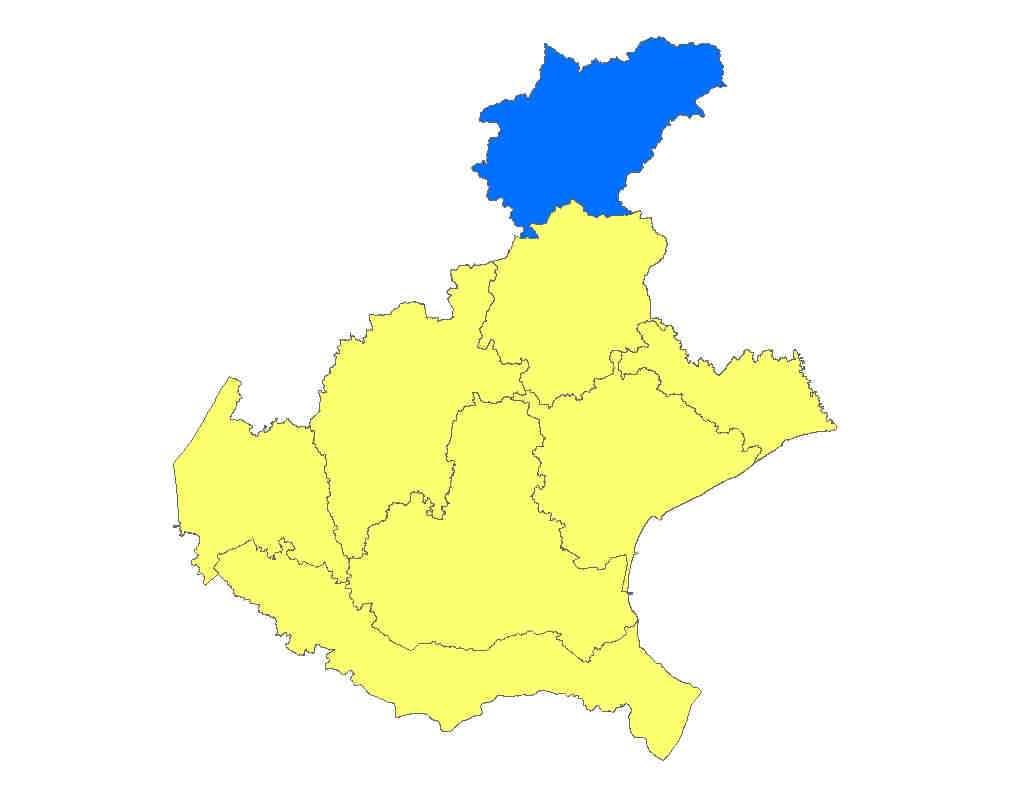 ZONA ALLERTA VeneA: ALTO PIAVE Elaborazioni effettuate utilizzando dati pluviometrici puntuali, telerilevati da circa 35 stazioni, nel periodo 1994-218 spazializzati sull area di riferimento.