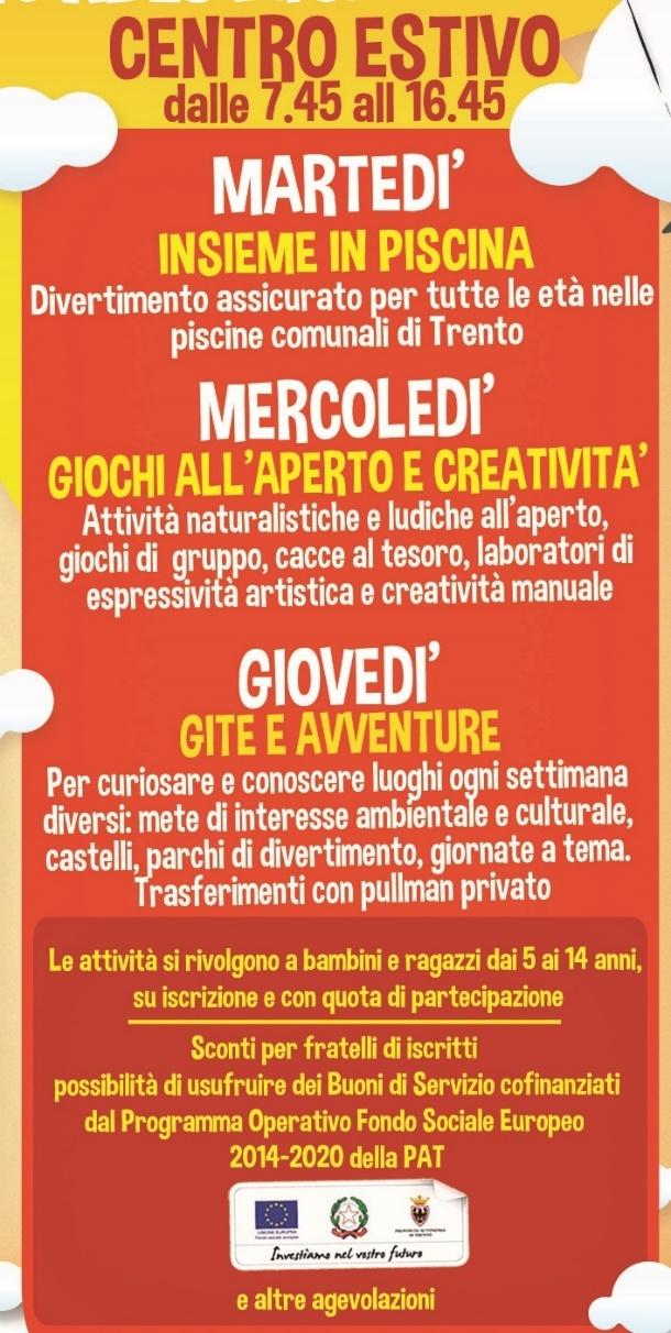 Assicurazione, ingressi piscina e attrazioni, trasporto pubblico e con