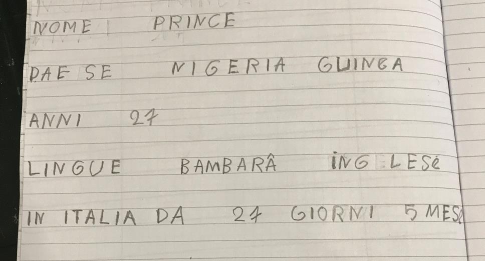 scritto alla lavagna e riportarle sul quaderno Un rimando